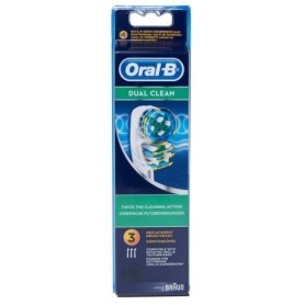 Oral-b dual clean recambio cepillo dental electrico 3 u.