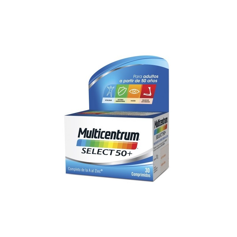 Multicentrum select 50+ 30 comprimidos Multicentrum