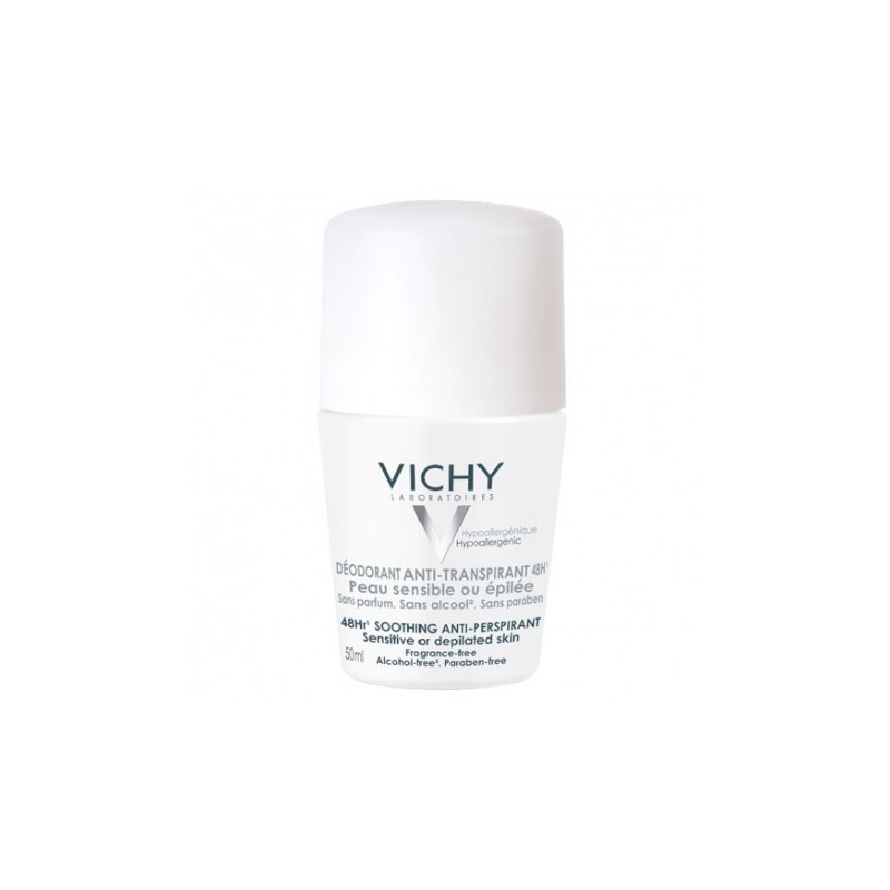 Vichy desodorante anti-transpirante piel sensible y depilada 50ml V...