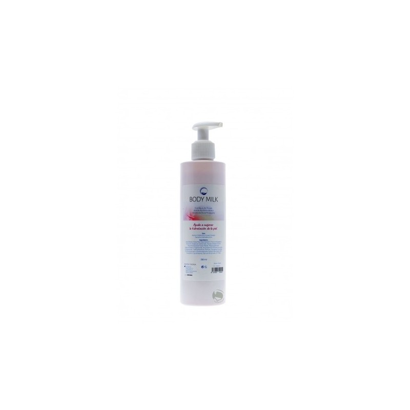 Rf body milk con agua de rosas 300 ml. Rueda Farma