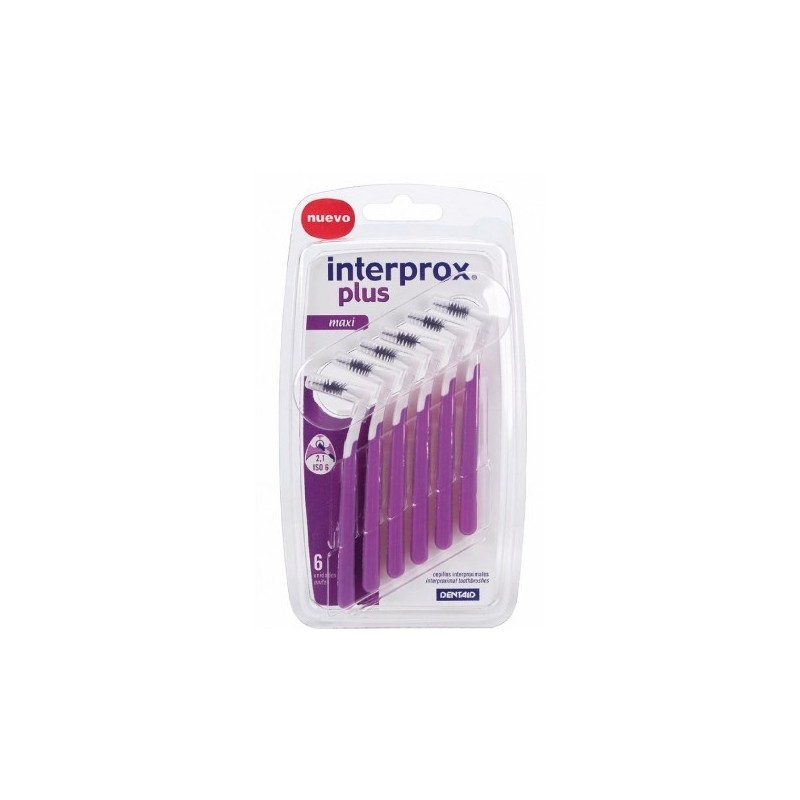 Interprox plus cepillo dental interproximal maxi 6 u INTERPROX