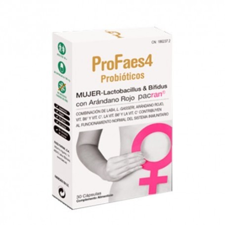 Profaes4 probióticos mujer 30 cápsulas