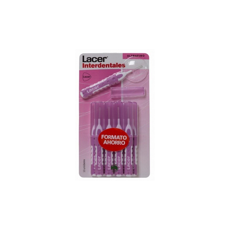 Lacer cepillo interdental ultrafino 10 u. Lacer