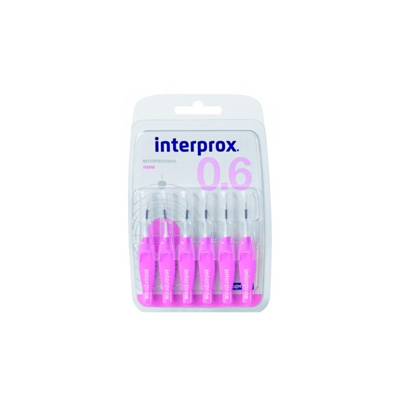 Interprox nano cepillo interproximal 6 u. INTERPROX