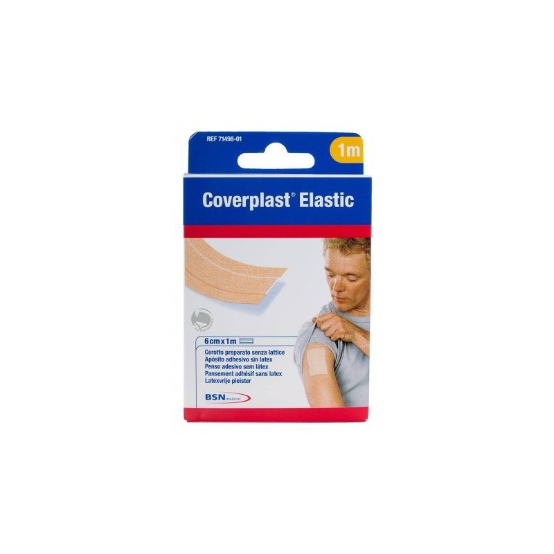 Coverplast elastic aposito adhesivo 6 cm x 1 m COVERPLAST