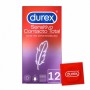 Durex preservativos  sensitivo contacto total 12 unidades