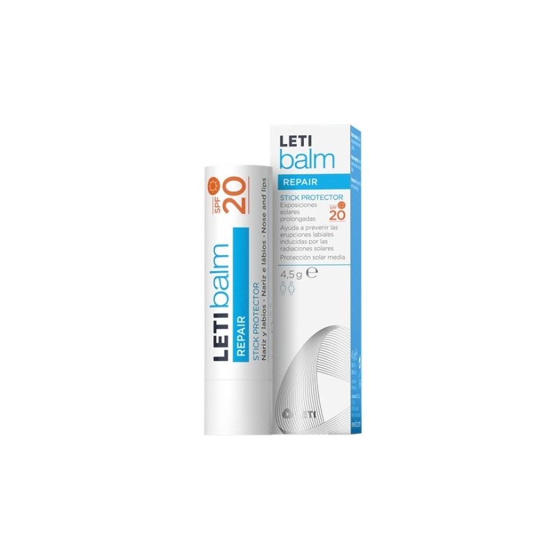 Letibalm stick protector nariz y labios spf 20 4,5 g. Letibalm