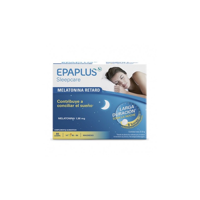 Epaplus sleepcare melatonina retard 60 comprimidos Epaplus