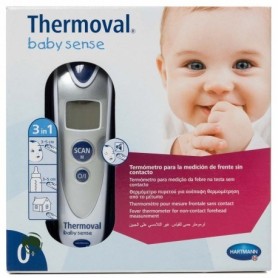 Thermoval termometro infrarrojo frente y ambiente baby sense Hartmann