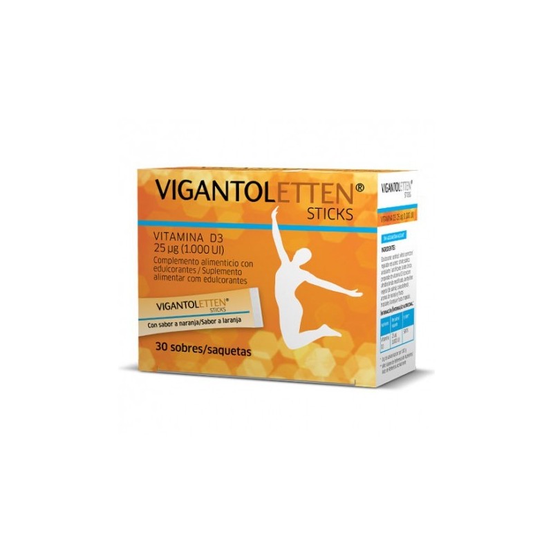 Vigantoletten vitamina d3 sticks 30 unidades