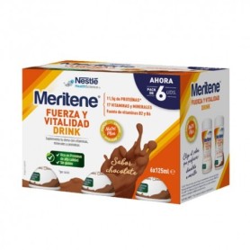 Meritene drink chocolate 6x125ml
