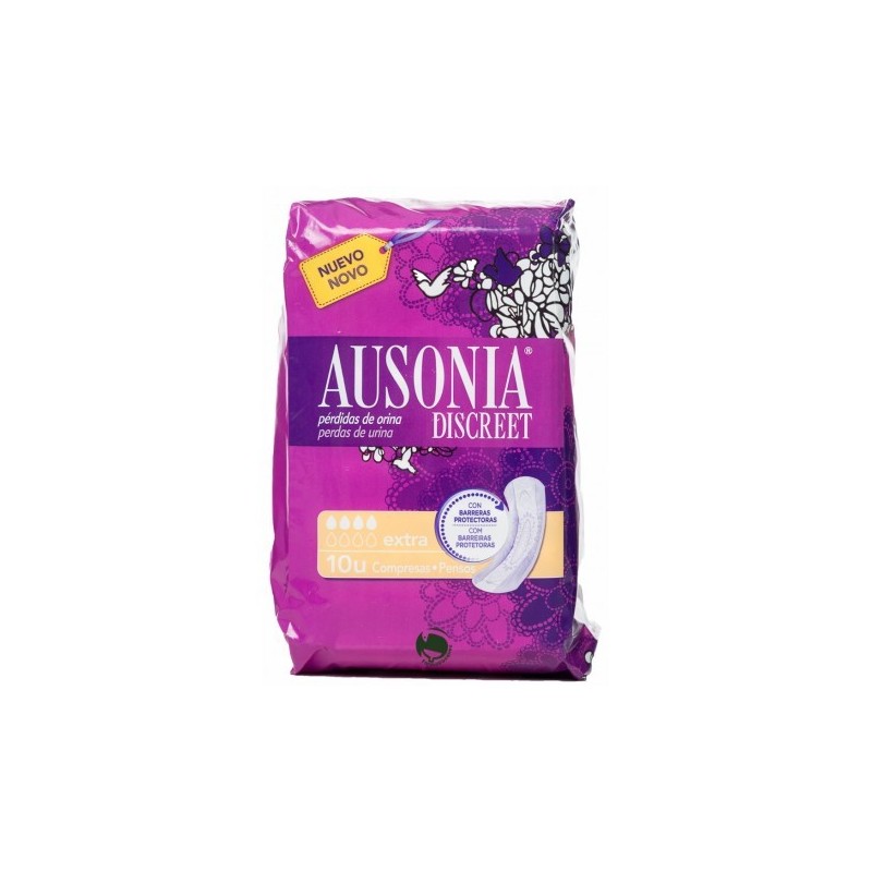 Ausonia discreet extra 10 unidades AUSONIA