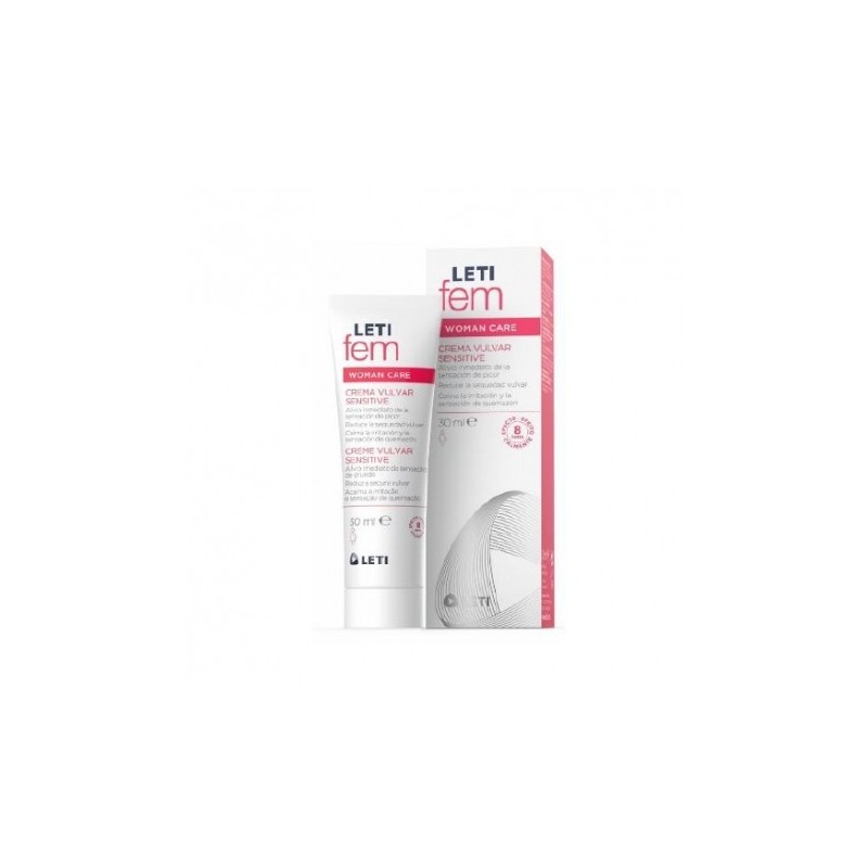 Letifem woman care sensitive crema vulvar 30ml Leti