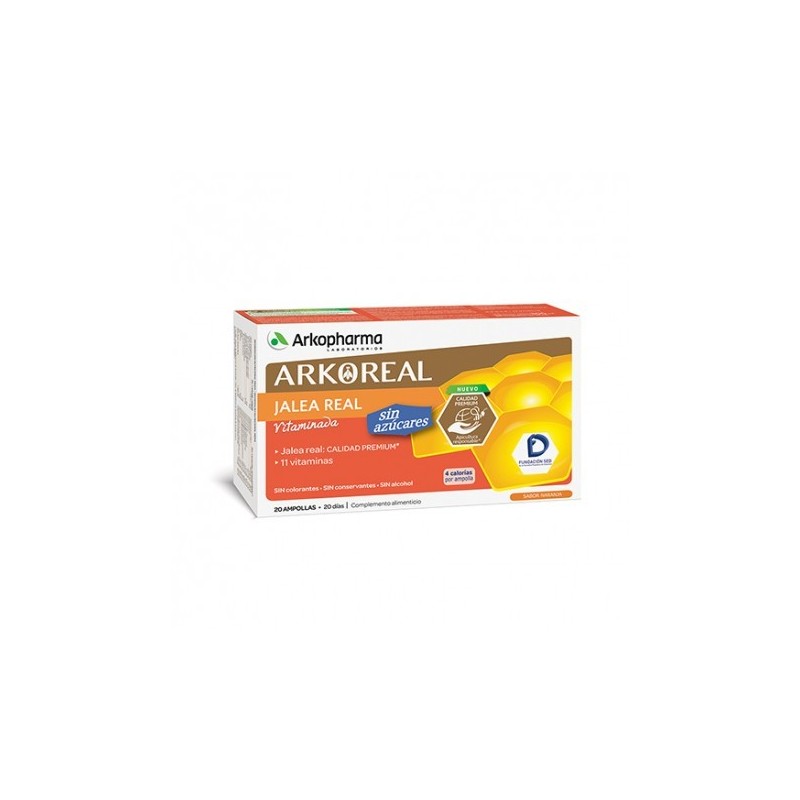 Arkoreal jalea real 1000mg vitaminada sin azúcar 20 ampollas Arkoph...