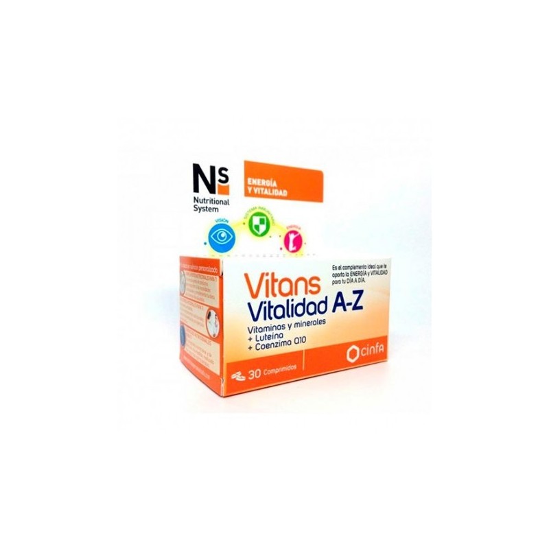 Ns vitans vitalidad a-z 30 comprimidos