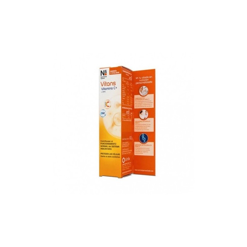 Ns vitans vitamina c+ + zinc 20 comprimidos efervescentes NS