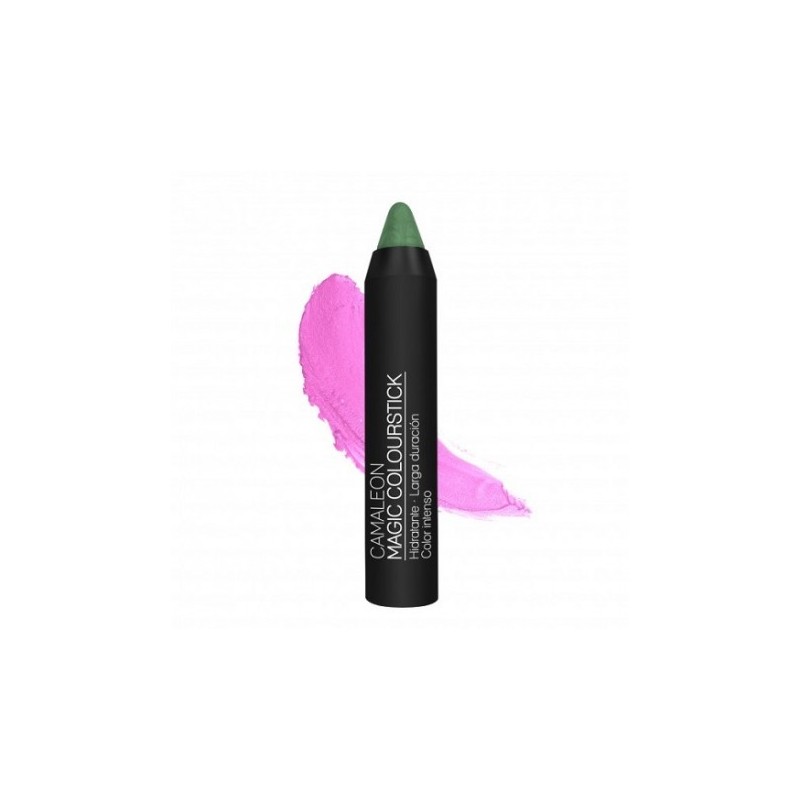 Camaleon Magic Barra de Labios Color Verde Camaleon Cosmetics