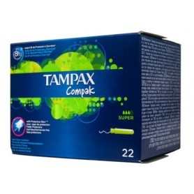 Tampax compak súper 22uds.