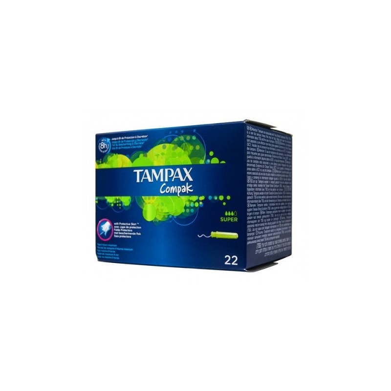 Tampax compak súper 22uds. TAMPAX