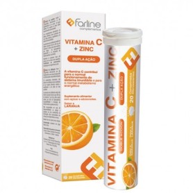 Comprar Farline vitamina c zinc 20 comprimidos a precio de oferta