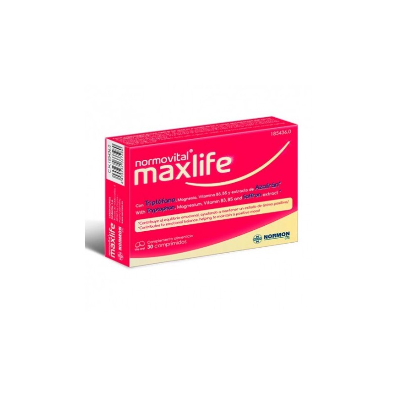 Normovital maxlife 30 comprimidos Normon