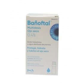 Bañoftal multidosis ojos seco 0,4% 10 ml