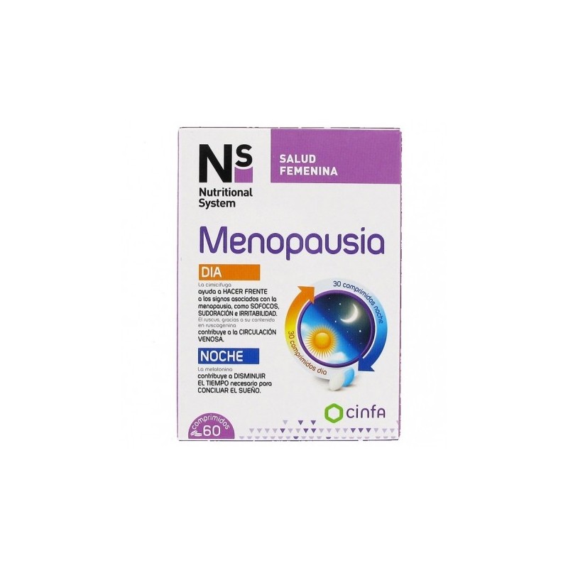 Ns menopausia dia y noche 60 comprimidos NS