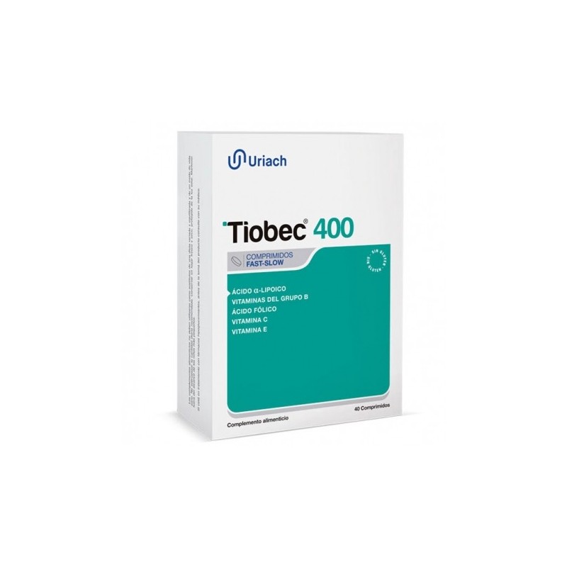 Tiobec 400, 40 comprimidos TIOBEC