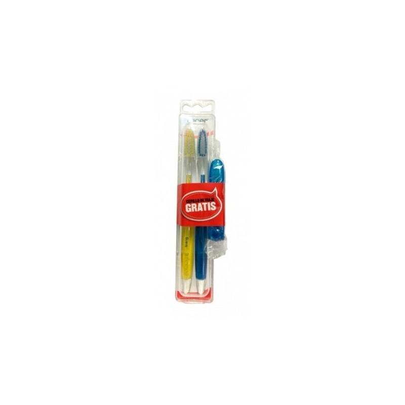 Lacer cepillo dental suave 2 uds + cepillo de viaje Lacer