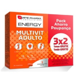 Energy multivit adulto 84 comprimidos
