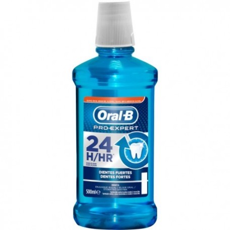 Oral-b pro-expert 24 horas colutorio dientes fuerte menta 500 ml