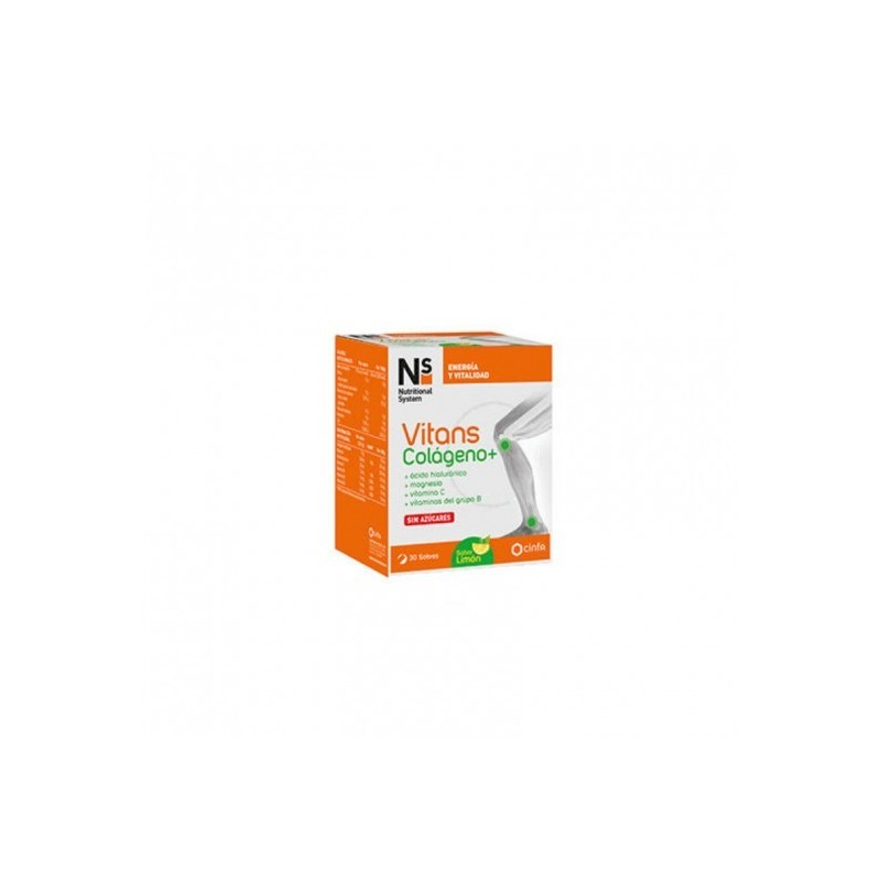 Ns vitans colageno+ 30 sobres sabor limon