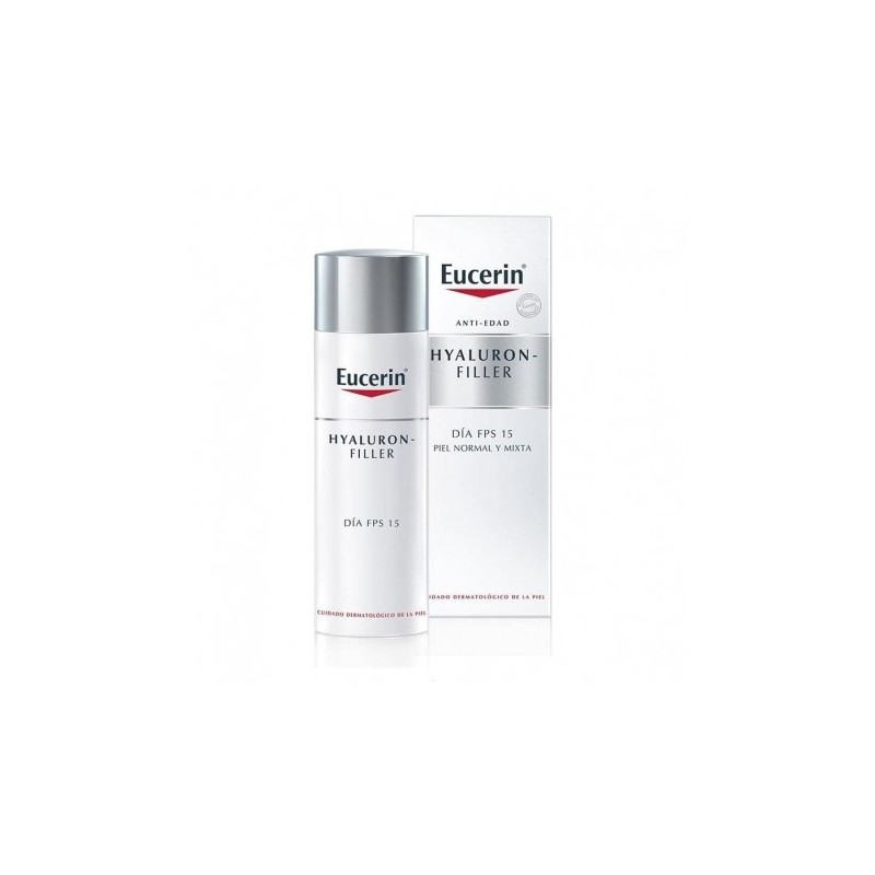 Eucerin hyaluron filler crema piel normal/mixta spf15 50ml. Eucerin