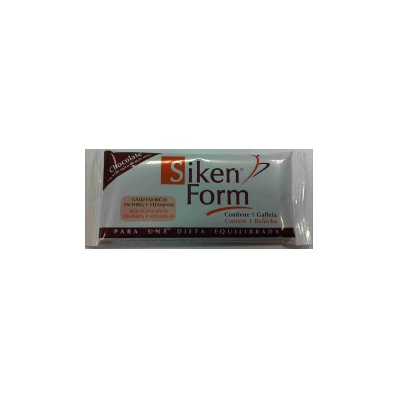 Siken form galleta chocolate con leche 25 g Signasol