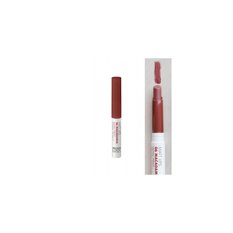 Lipstick matt lips 1 unidad color 06 macadamia