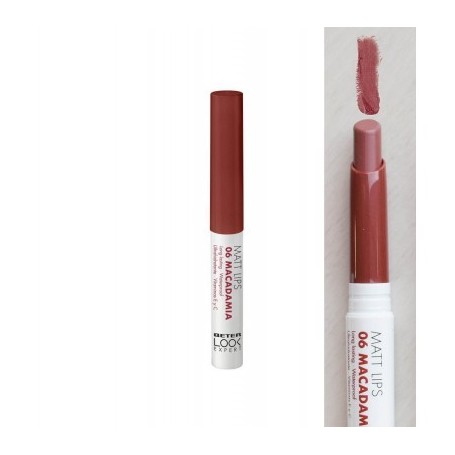 Lipstick matt lips 1 unidad color 06 macadamia