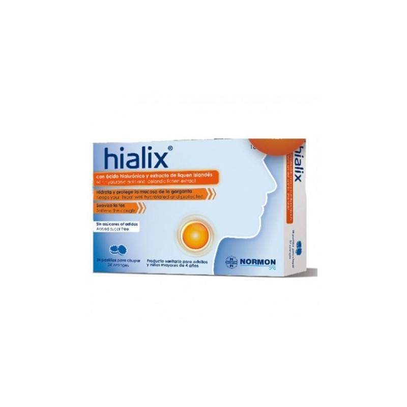 Hialix 24 pastillas para chupar Normon