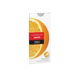 Sawes caramelos blister sin azucar 1 blister 22 g sabor orange SAWE...