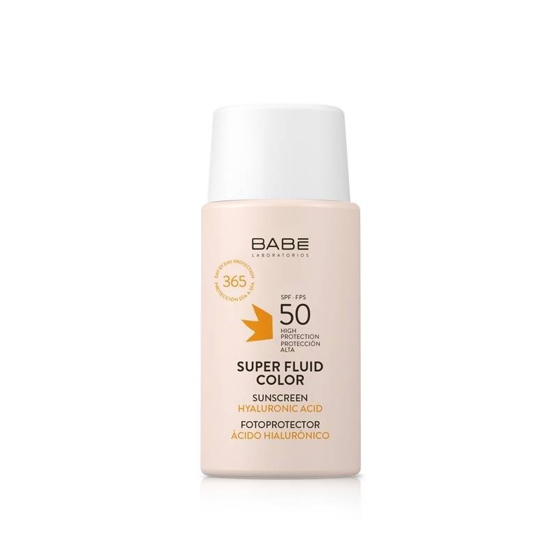 Super fluid color fotoprotector spf 50 1 envase 50 ml Babé