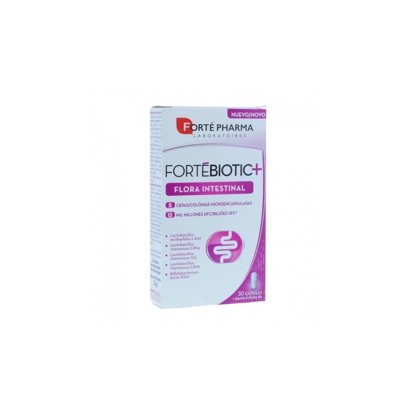 Fortebiotic+ flora intestinal 30 capsulas REIG JOFRE