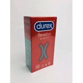 Durex sensitivo slim fit preservativos 10 u