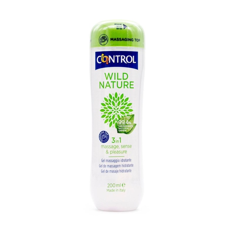 Control wild nature 3 in 1 gel de masaje hidratante 200 ml ARTSANA