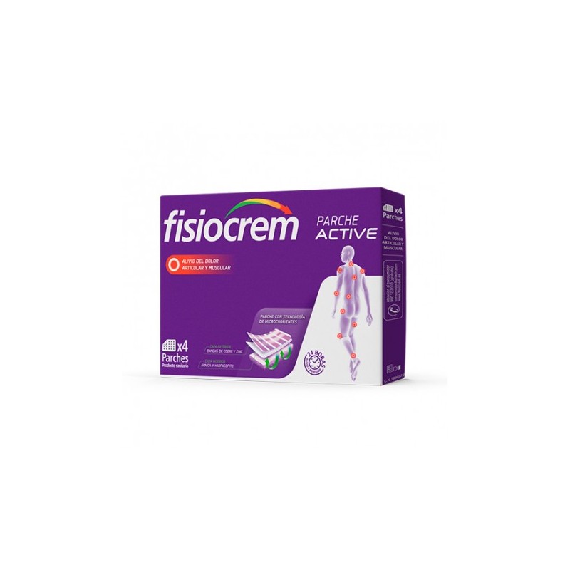 Fisiocrem parche active 4 unidades URIACH CONSUMER HEALTHCARE