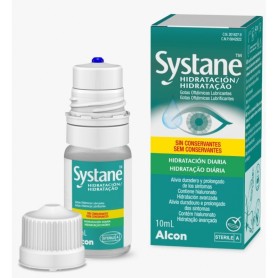 Systane hidratacion gotas oftalmicas lubricantes sin conservantes 1 frasco 10 ml