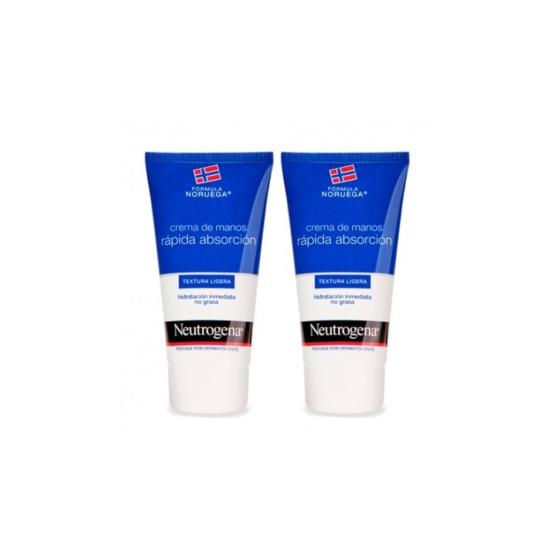 Neutrogena crema de manos rapida absorcion 75 ml  2 unid