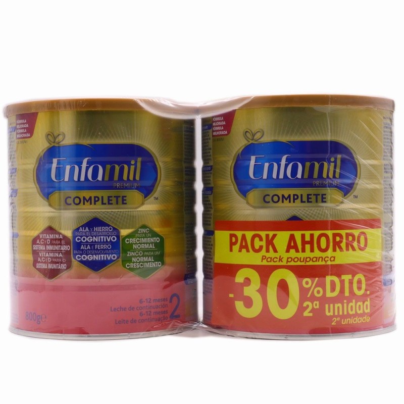 Enfamil pack ahorro 2ºunidad 30%