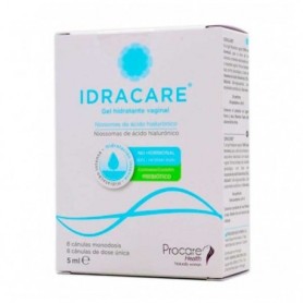 Idracare gel hidratante vaginal 8 canulas monodosis 5 ml