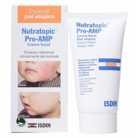 Isdin nutratopic pro-amp crema facial protectora 1 envase 50 ml