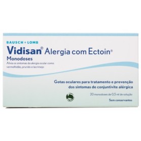 Vidisan alergia con ectoin colirio monodosis 20 envases 0,5 ml