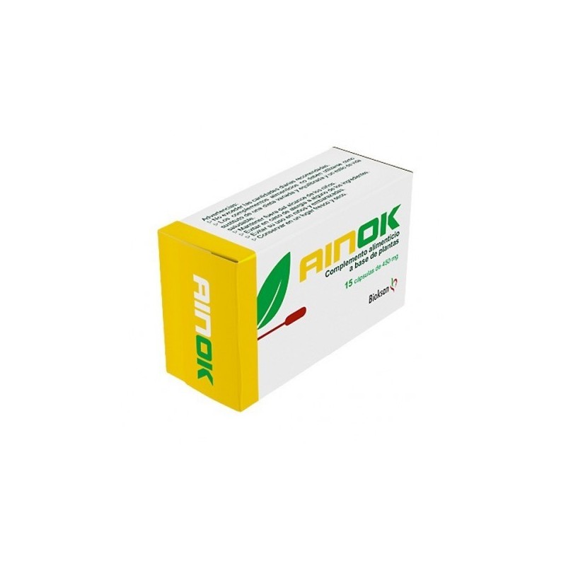 Ainok 15 capsulas 450 mg BIOKSAN NATURALMENTE JUNTOS S.L.